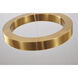 Canada LED 16 inch Gold LED Chandelier Ceiling Light